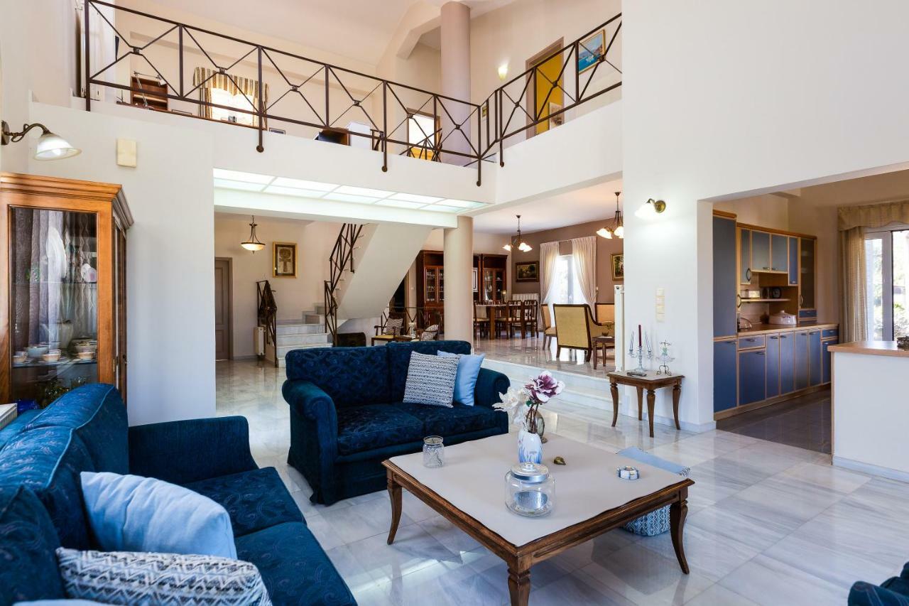 Carpe Diem-Luxury Villa With Private Pool Agia Paraskevi  외부 사진