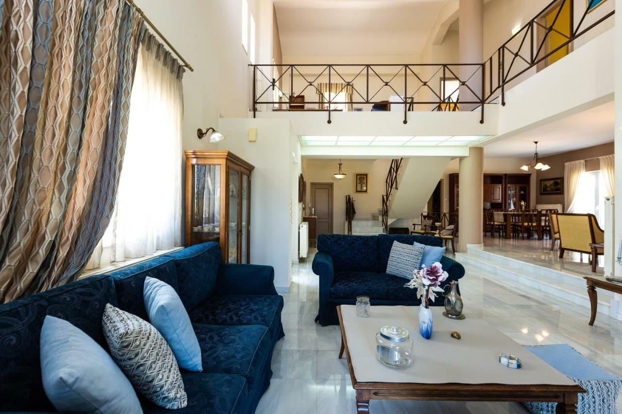 Carpe Diem-Luxury Villa With Private Pool Agia Paraskevi  외부 사진