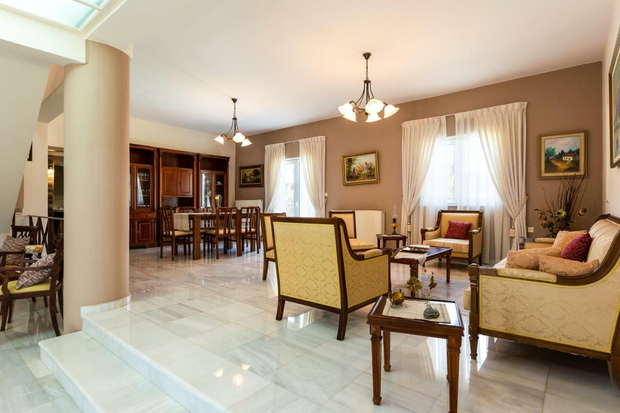 Carpe Diem-Luxury Villa With Private Pool Agia Paraskevi  외부 사진