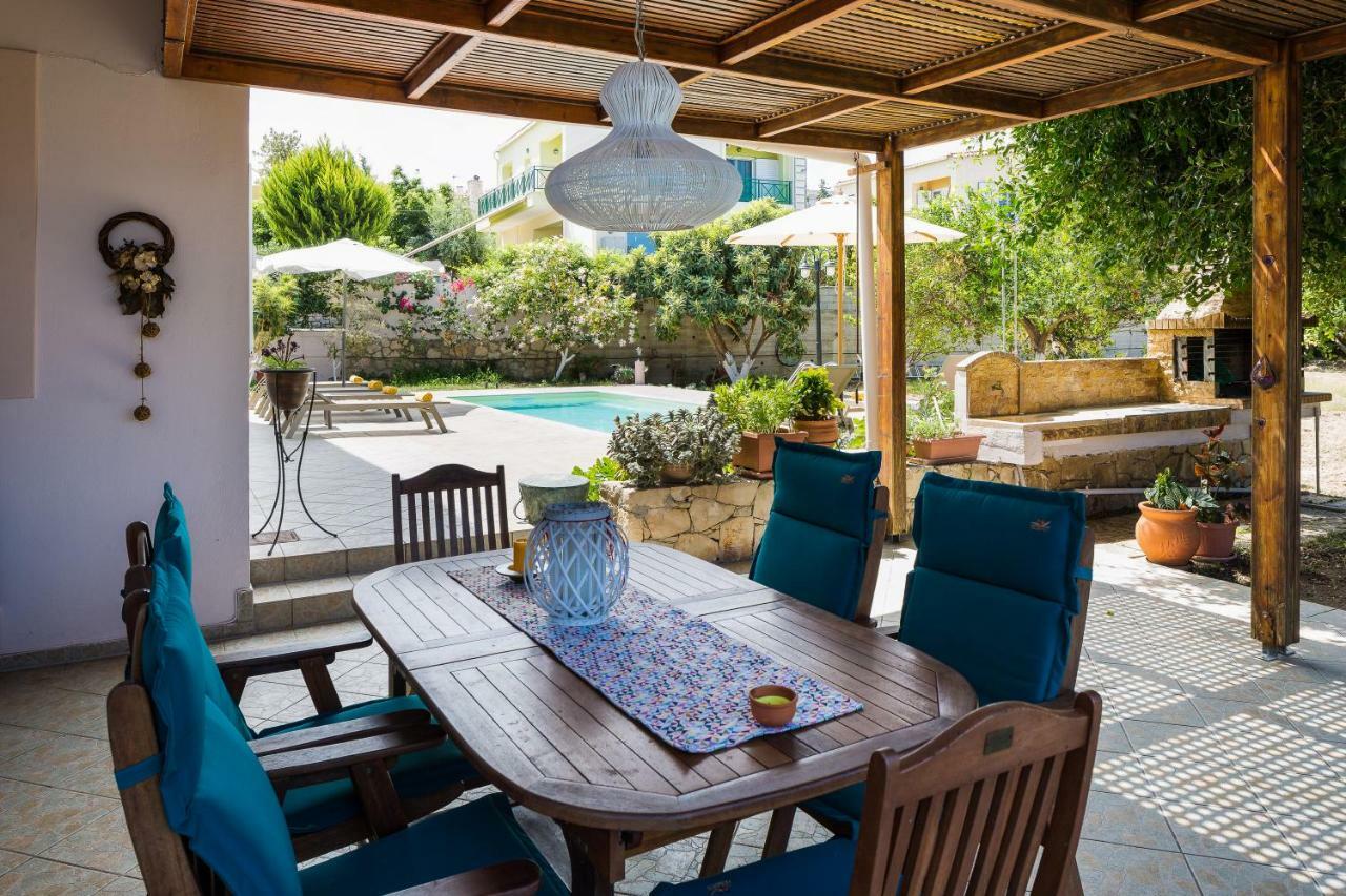 Carpe Diem-Luxury Villa With Private Pool Agia Paraskevi  외부 사진